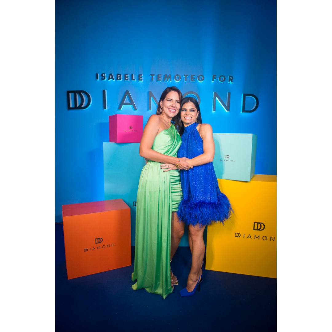 # Em noite de puro brilho, Diamond Design lança collab em parceria com Isabele Temoteo